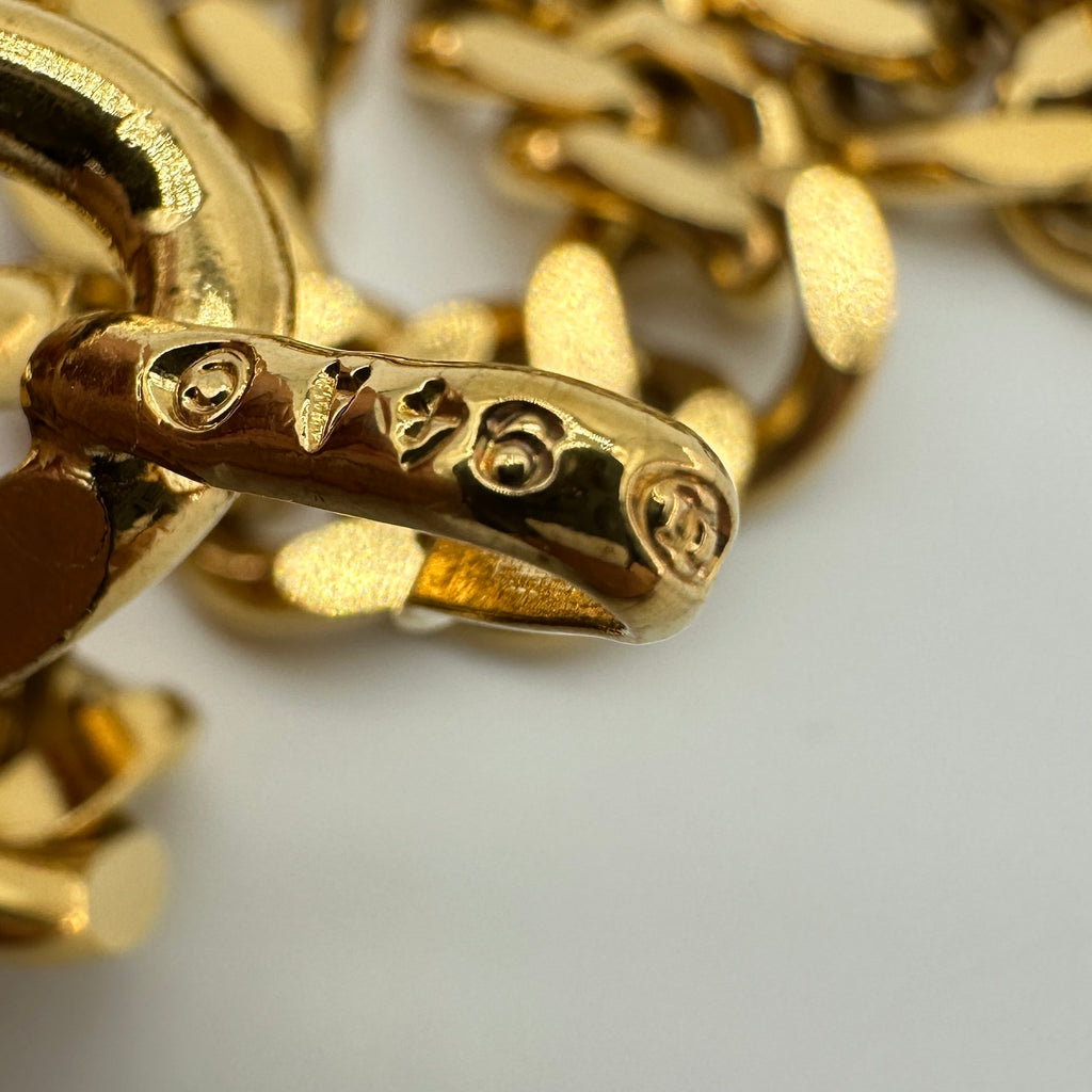 Chanel Coco Mark Medallion Gold-Tone Chain Belt