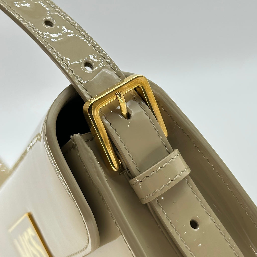 dior Miss Patent Flap bag  patent leather   shiny beige    gold  Hardware Shoulder bag