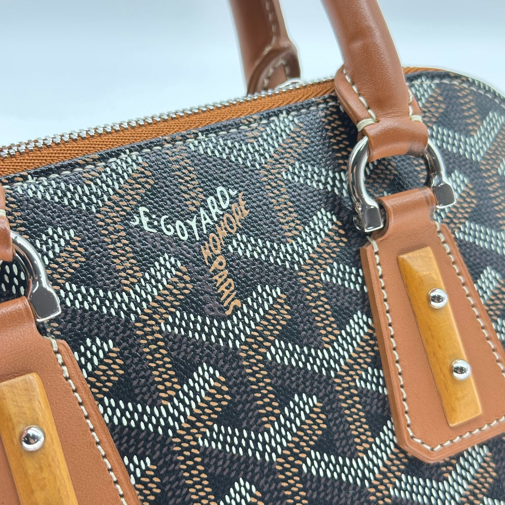 Goyard Goyardine Sac Vendome PM Handbag Crossbody Black