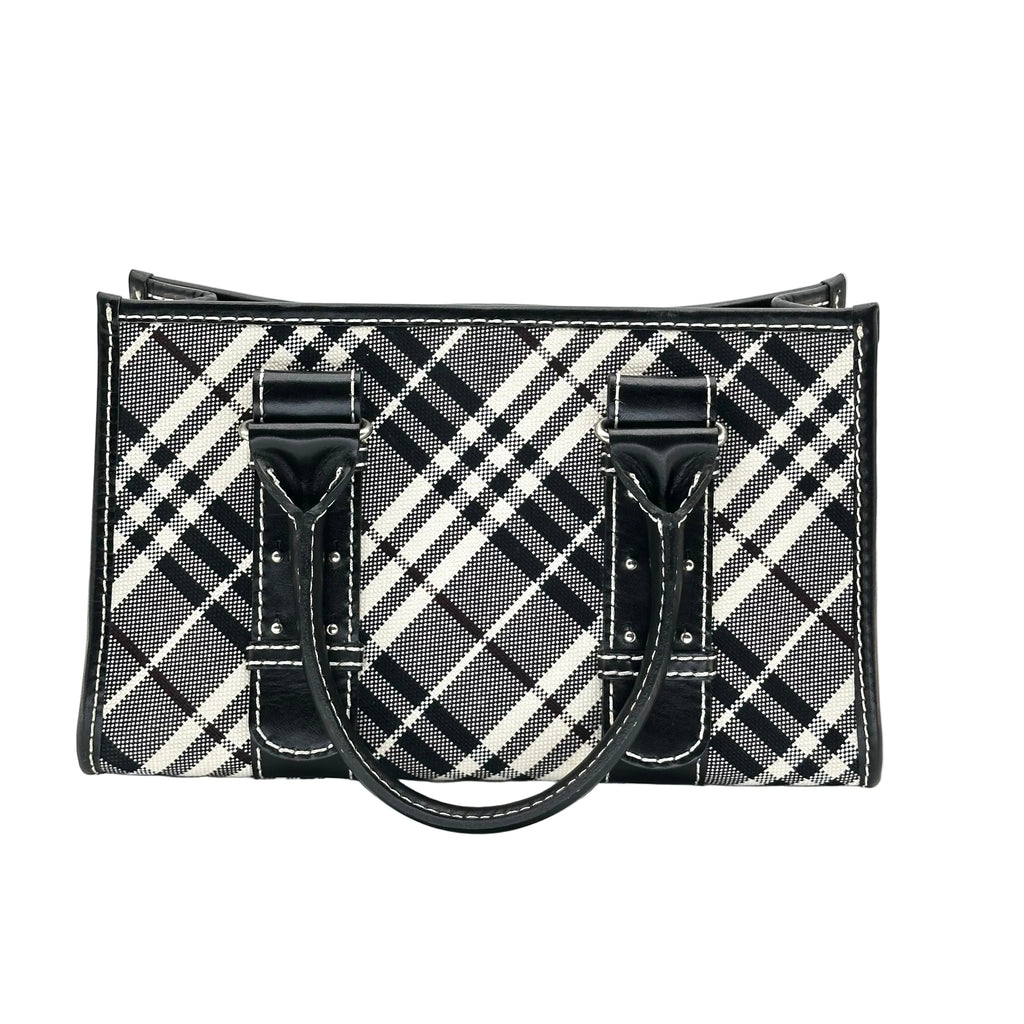 Burberry Belted handle handbag Nova check canvas