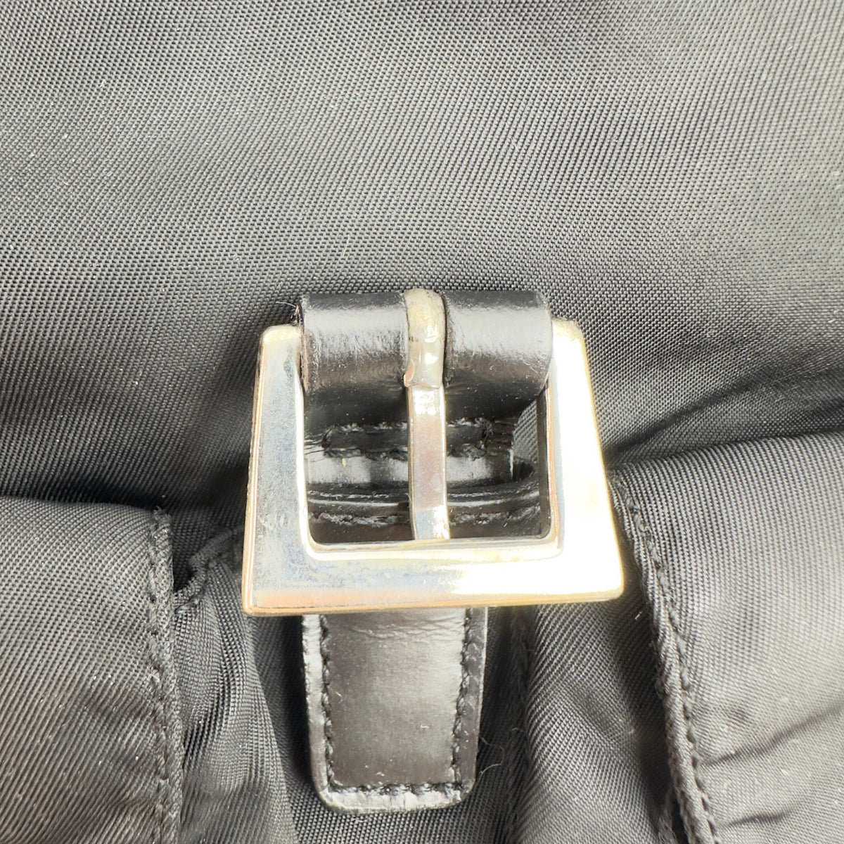 Prada Tessuto Nylon Vela Medium Black Backpack