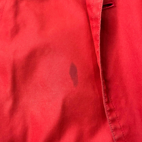 Burberrys red trench coat vintage red