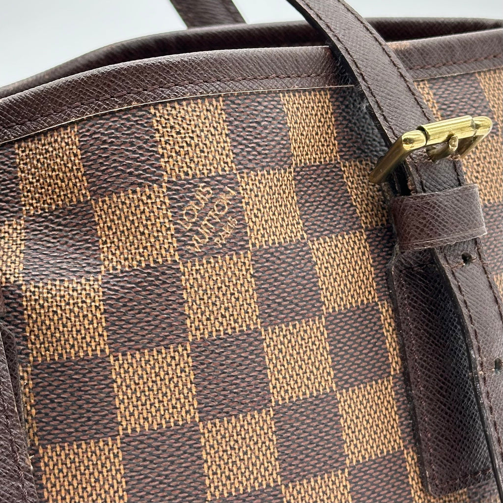 Louis Vuitton Damier Marais Bucket Shoulder Tote Bag N42240