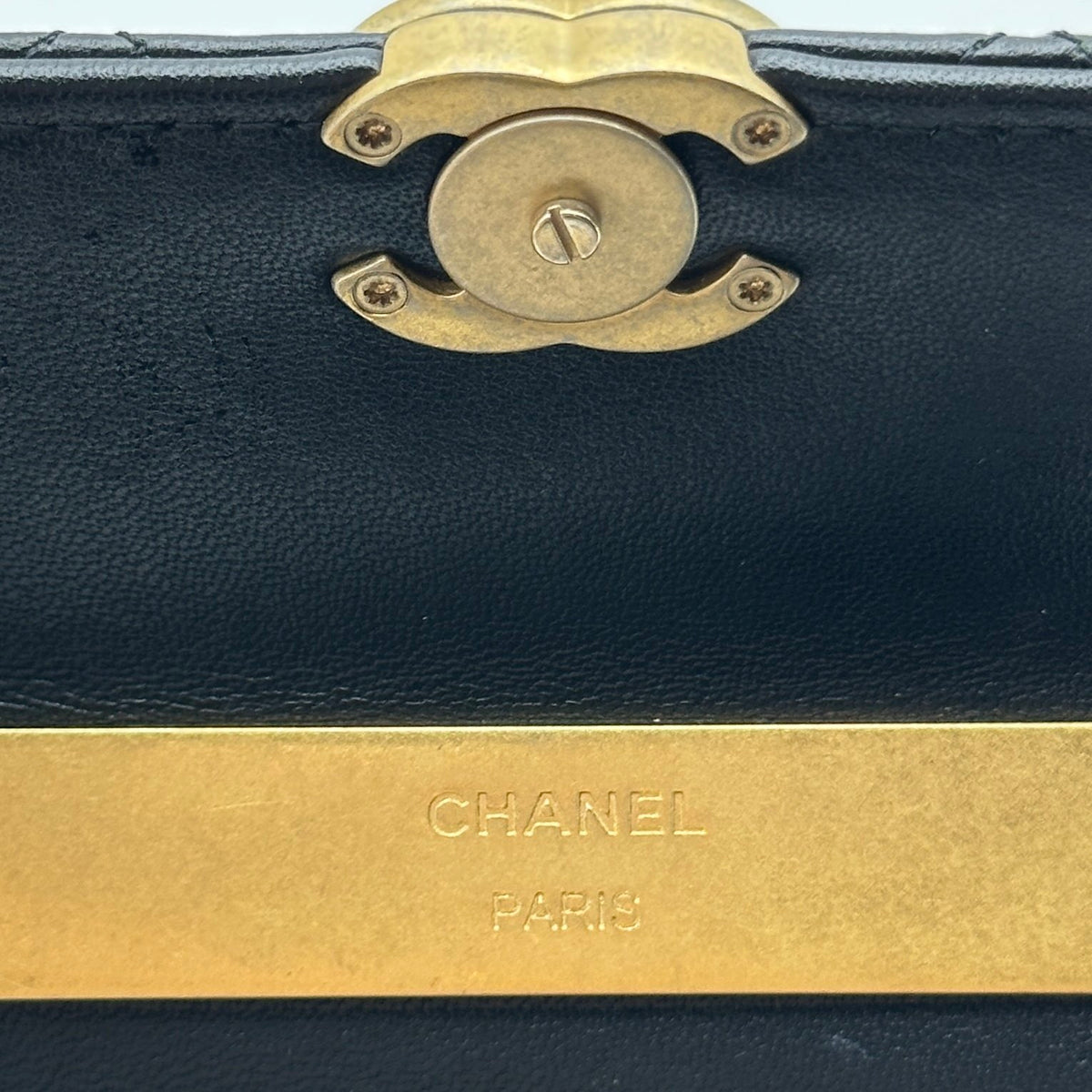 Chanel Quilted Lambskin Trendy CC Mini Black Top Handle Shoulder Bag