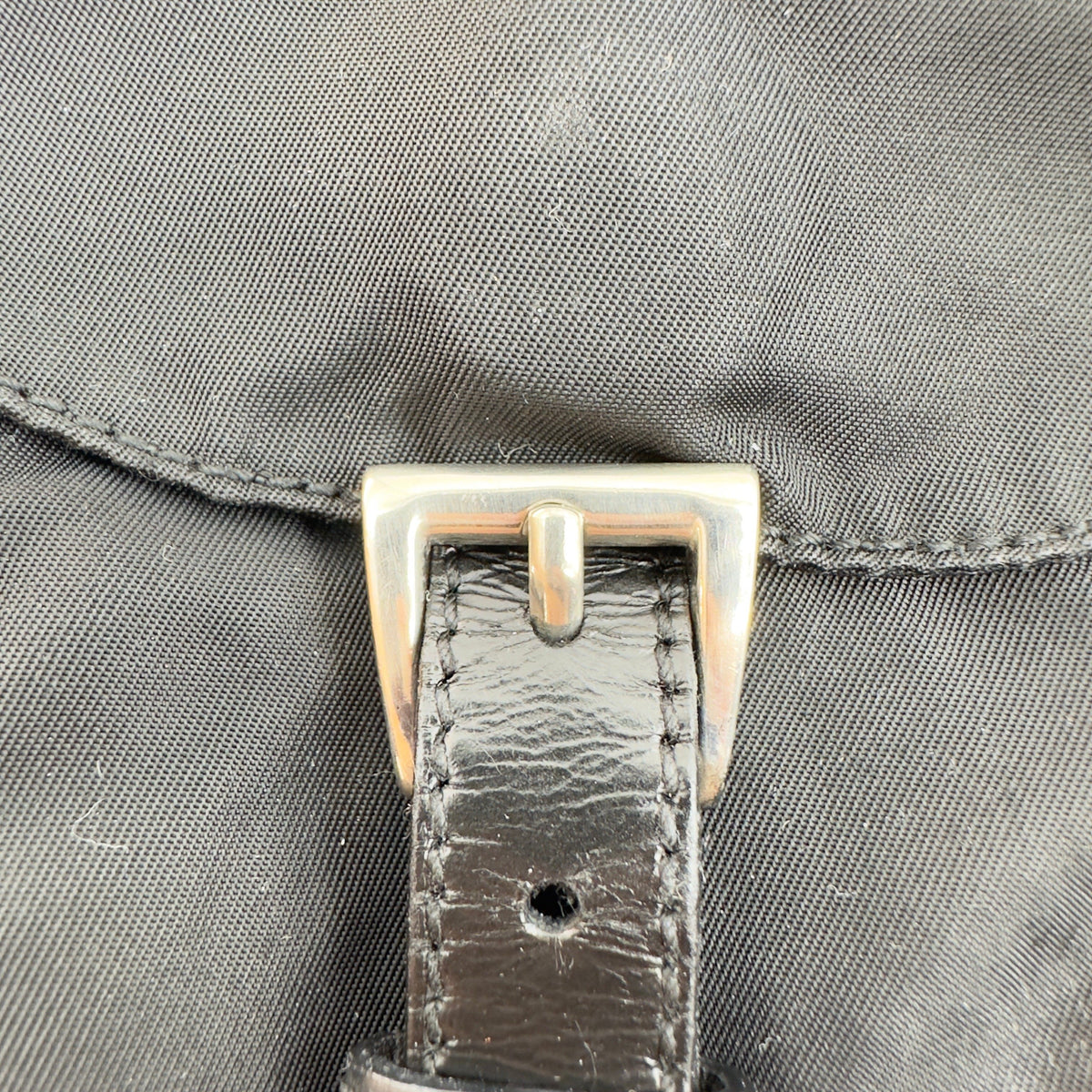 Prada Tessuto Nylon Vela Medium Black Backpack