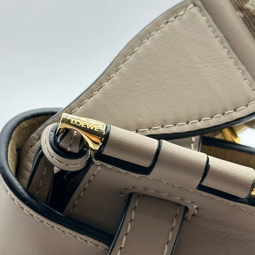 loewe gate dual mini bag soft calfskin
