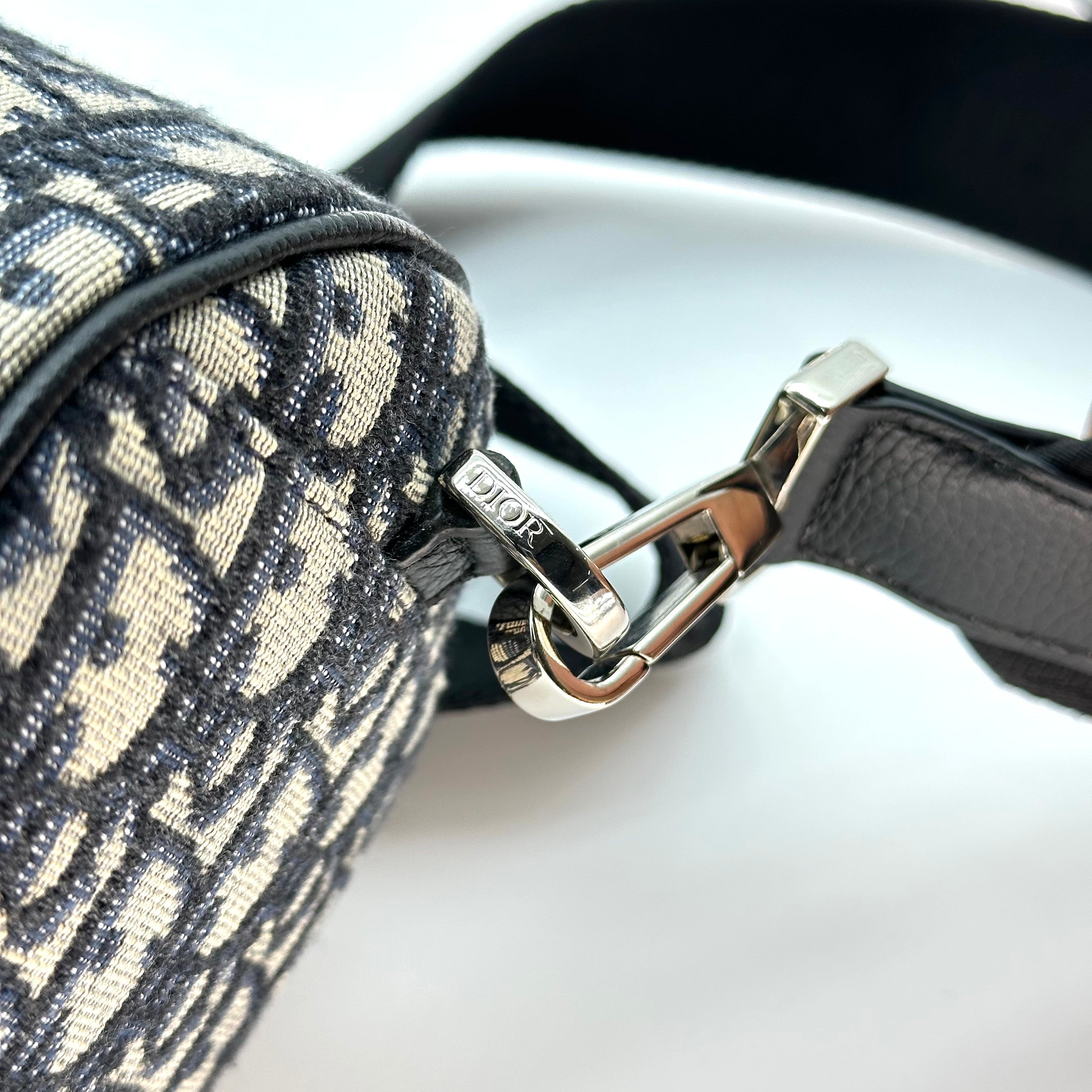 Christian Dior Roller Monogram Canvas Cylindrical Bag Shoulder Bag Crossbody Bag