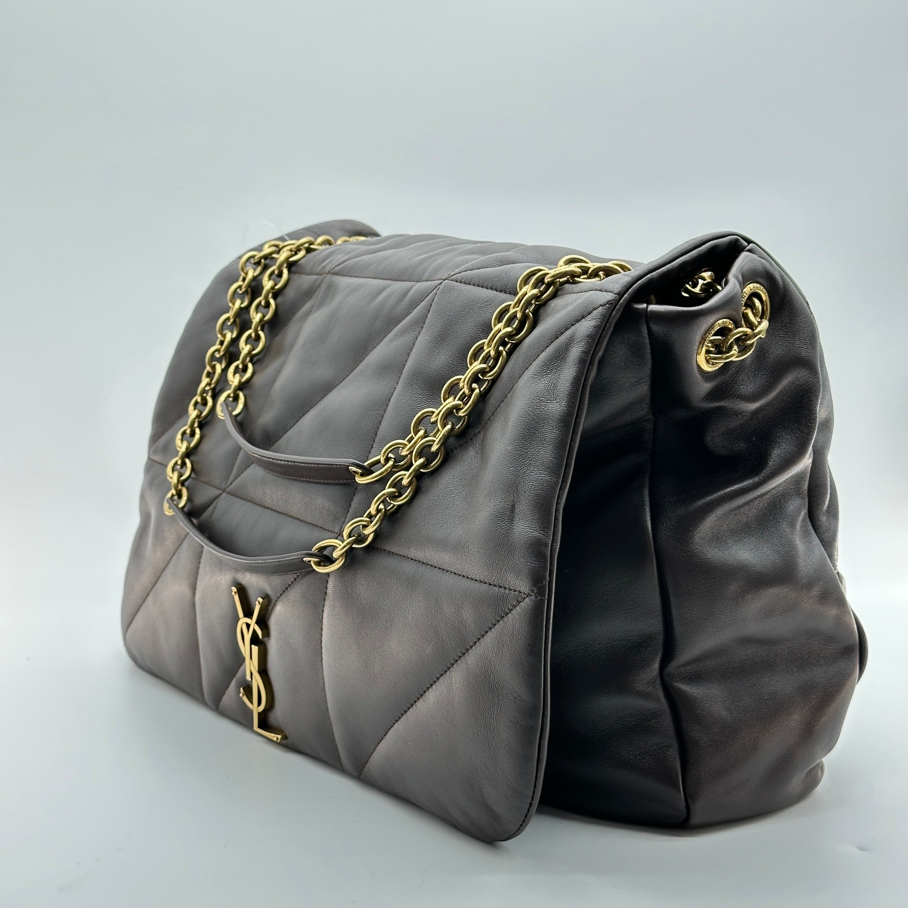 yves saint laurent  paris Jamie leather chain shoulder bag brown 805859