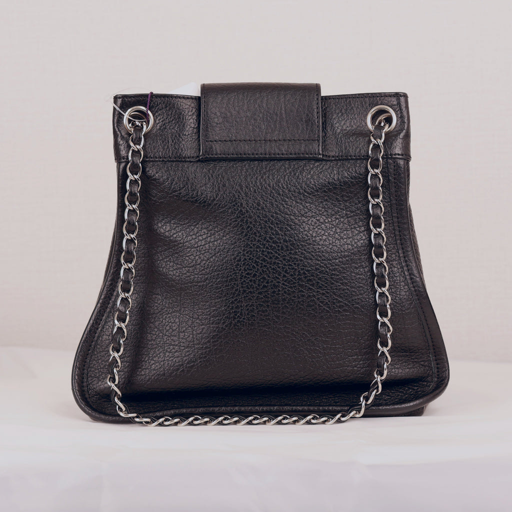 Chanel 2.55 Reissue Mademoiselle Lock Black Calfskin Tote Bag 9 Series