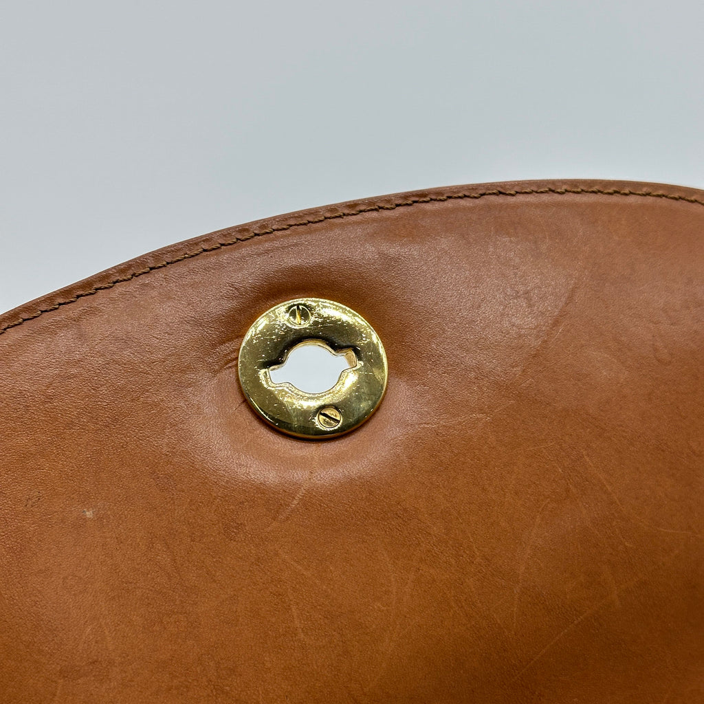 vintage celine starball brown macadam triomphe shoulder bag