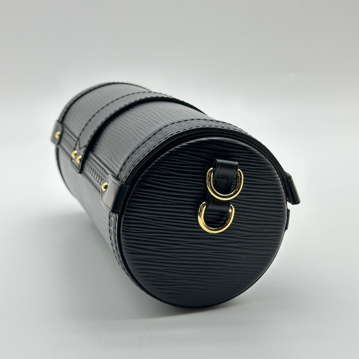 Louis Vuitton Epi Leather Papillon Trunk Black Crossbody Bag M58655