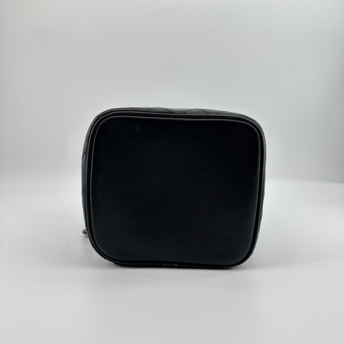 Chanel Bicolore Lambskin Vanity Bag Black Gold Tone Hardware 2XXXXXX