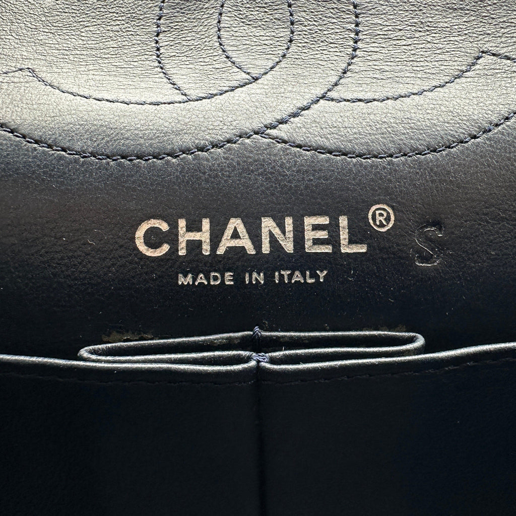 Chanel Quilted Denim Blue Chain Shoulder Bag
