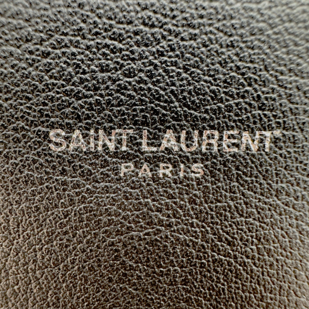 Saint Laurent Grained Leather Bold 27cm Black Crossbody Bag