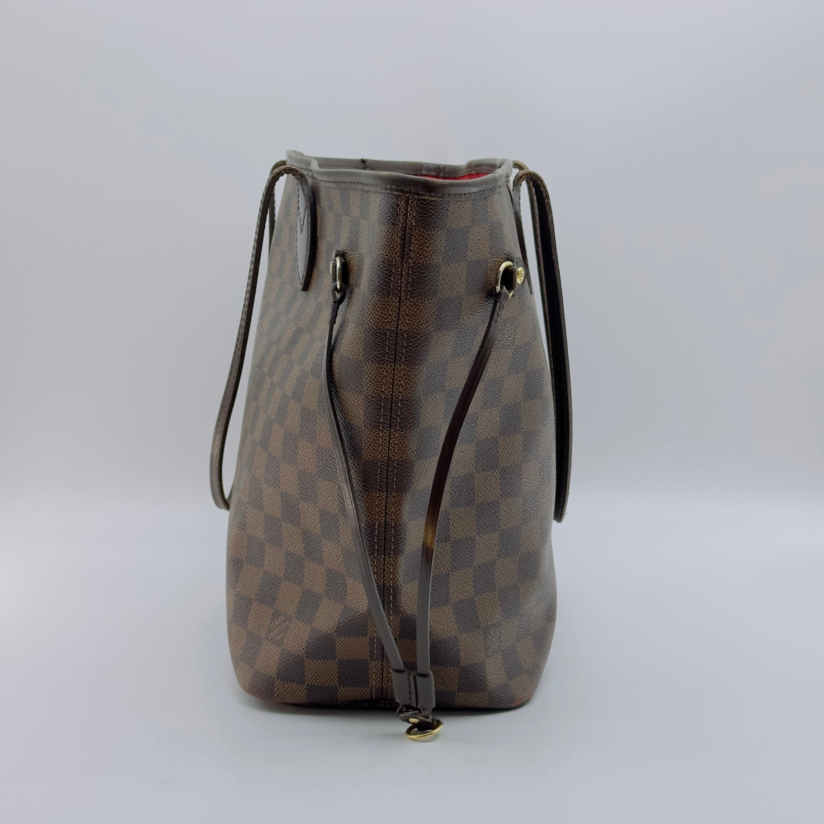 Louis Vuitton Damier Ebene Canvas Neverfull MM Brown Tote Bag