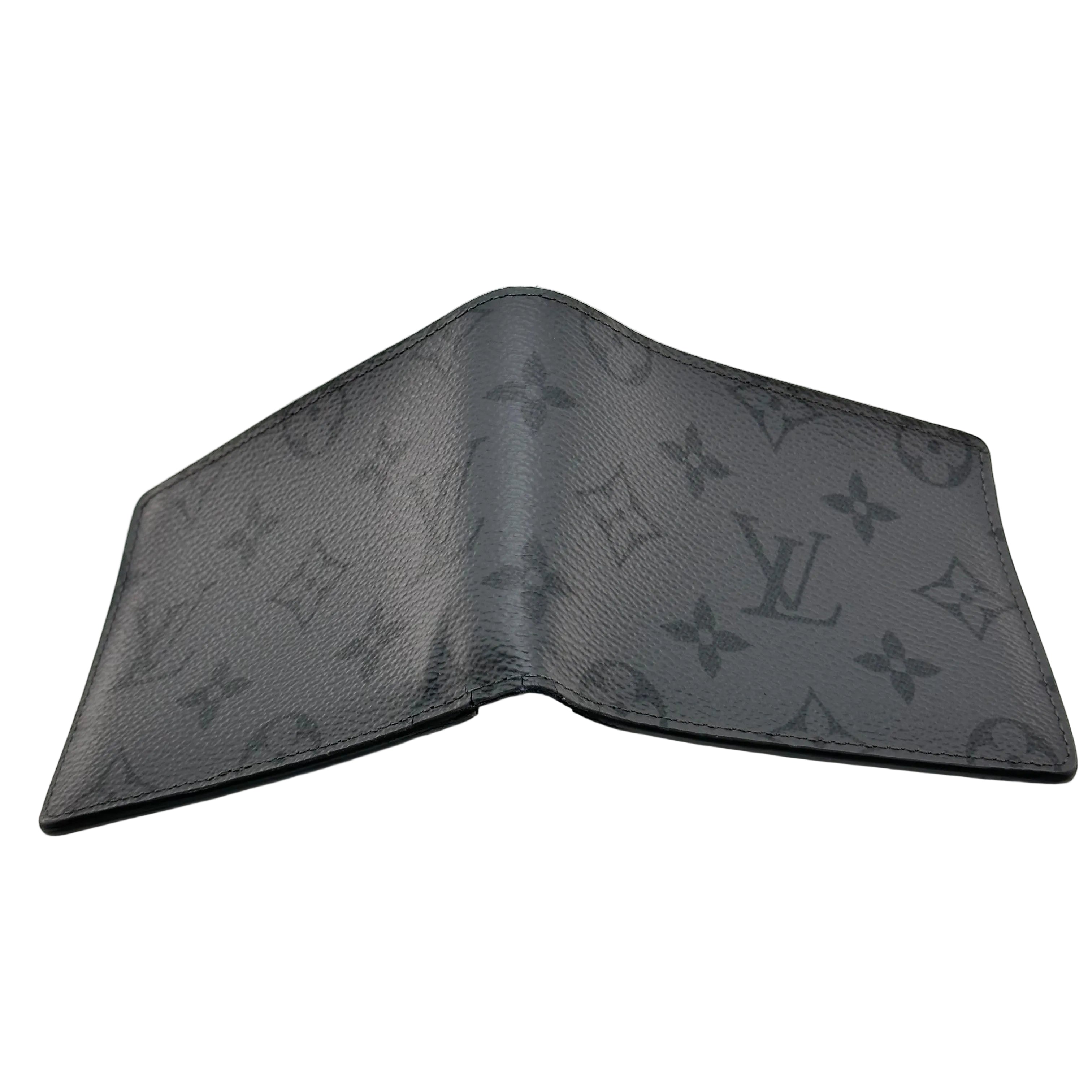 Louis Vuitton Slender Wallet Monogram Eclipse Reverse M80906