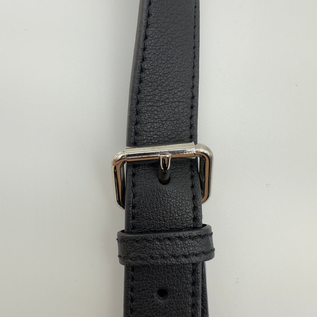 Saint Laurent Grained Leather Bold 27cm Black Crossbody Bag