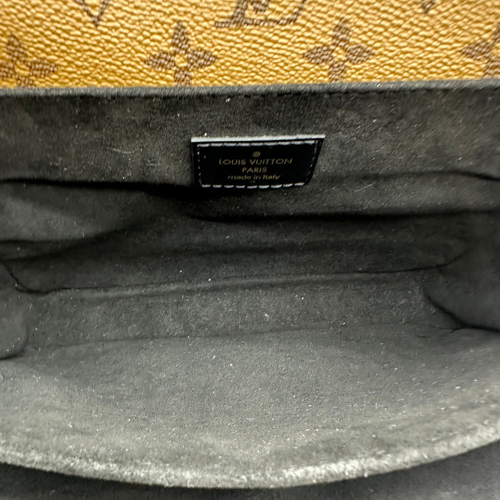 Louis Vuitton Monogram Reverse Canvas Pochette Métis 25cm Brown Crossbody Bag