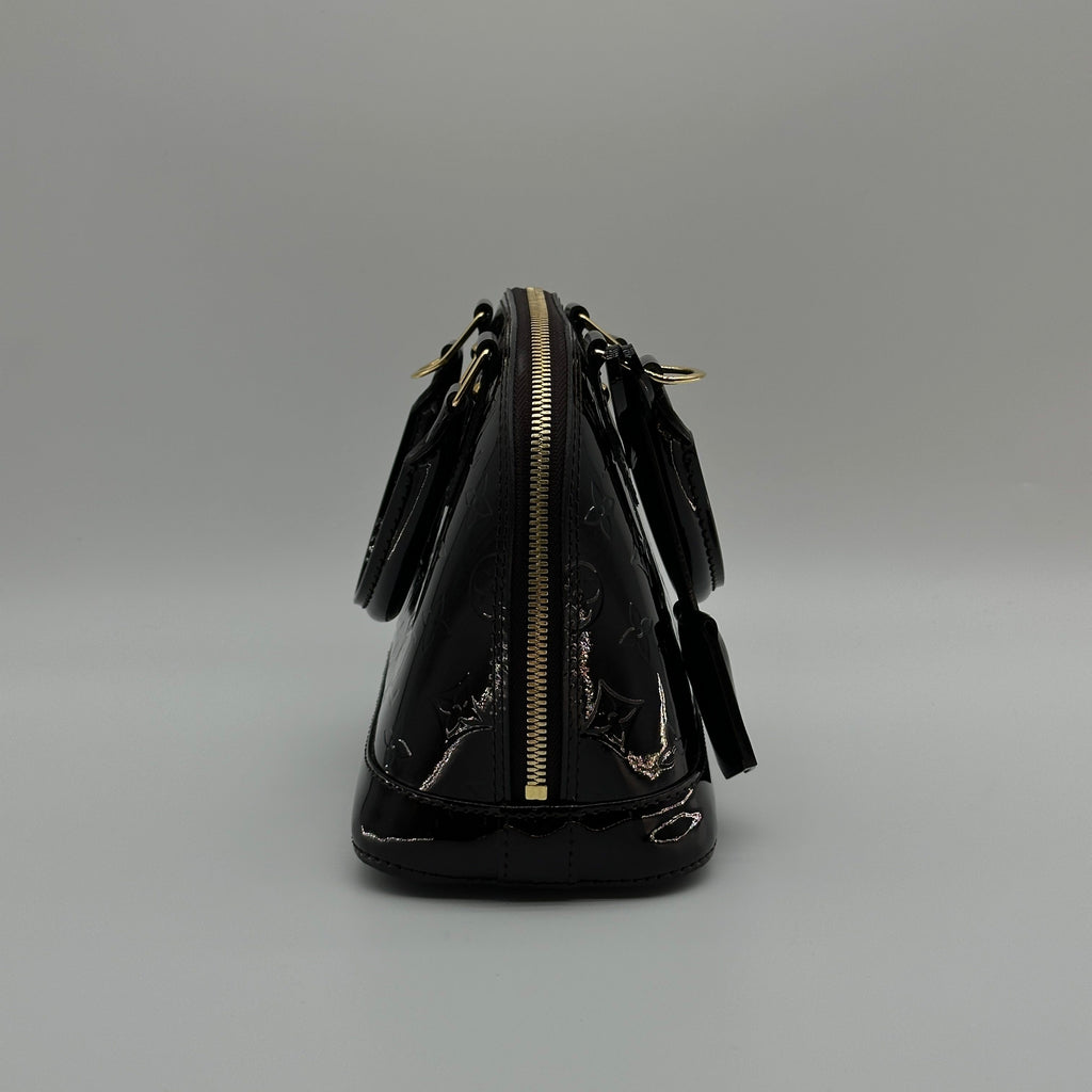 Louis Vuitton Vernis Alma BB M91678 MI1134 Purple