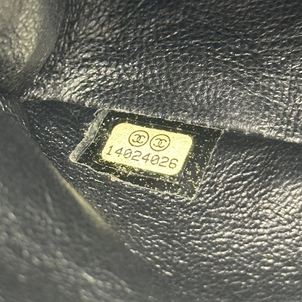 Chanel Black Caviar Medium Classic Double Flap Bag SV