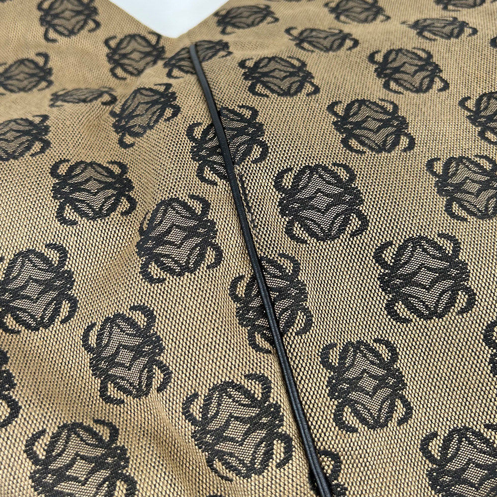Loewe Logo Print Shoulder Bag Double F Monogram Vintage