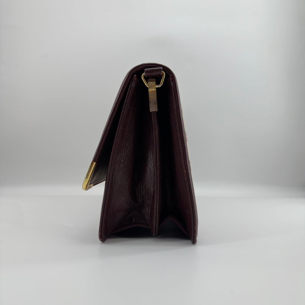 GUCCI Vintage GG Canvas Shoulder Bag