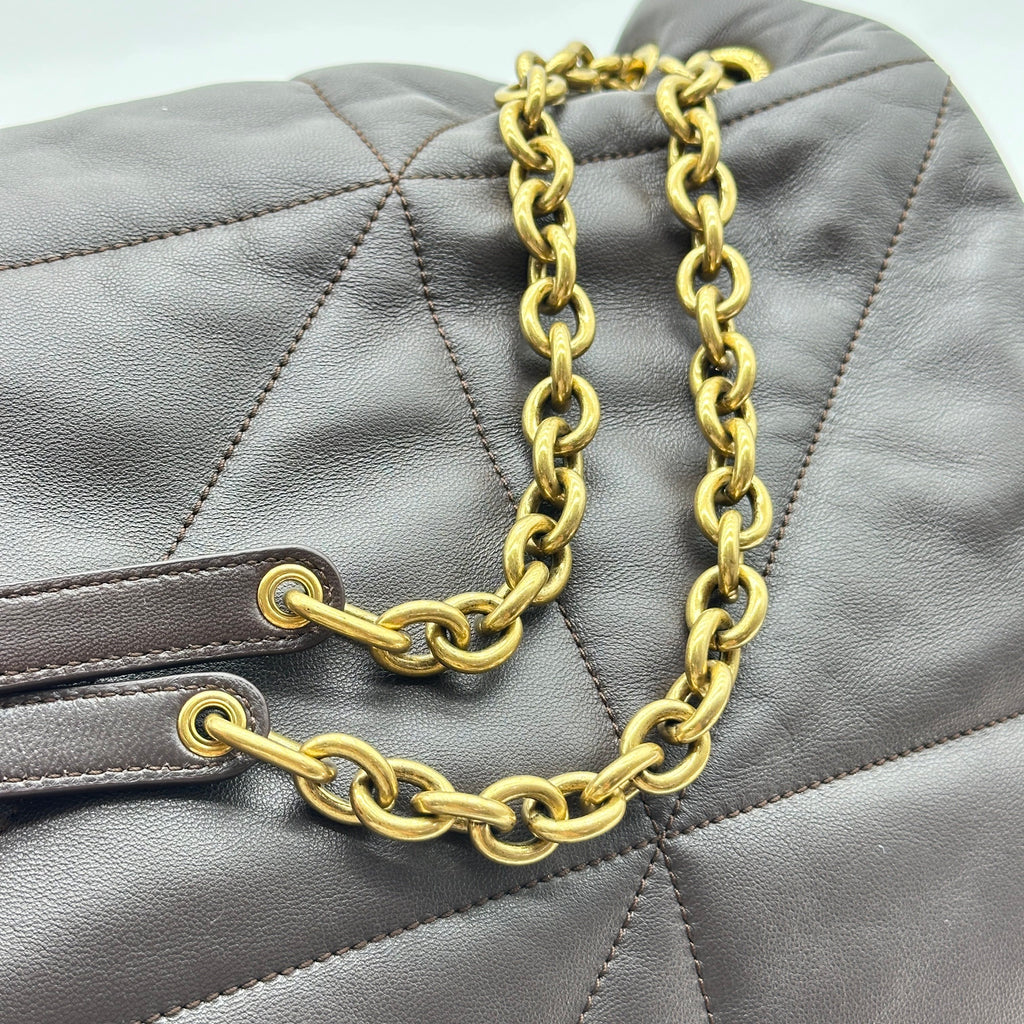 yves saint laurent  paris Jamie leather chain shoulder bag brown 805859