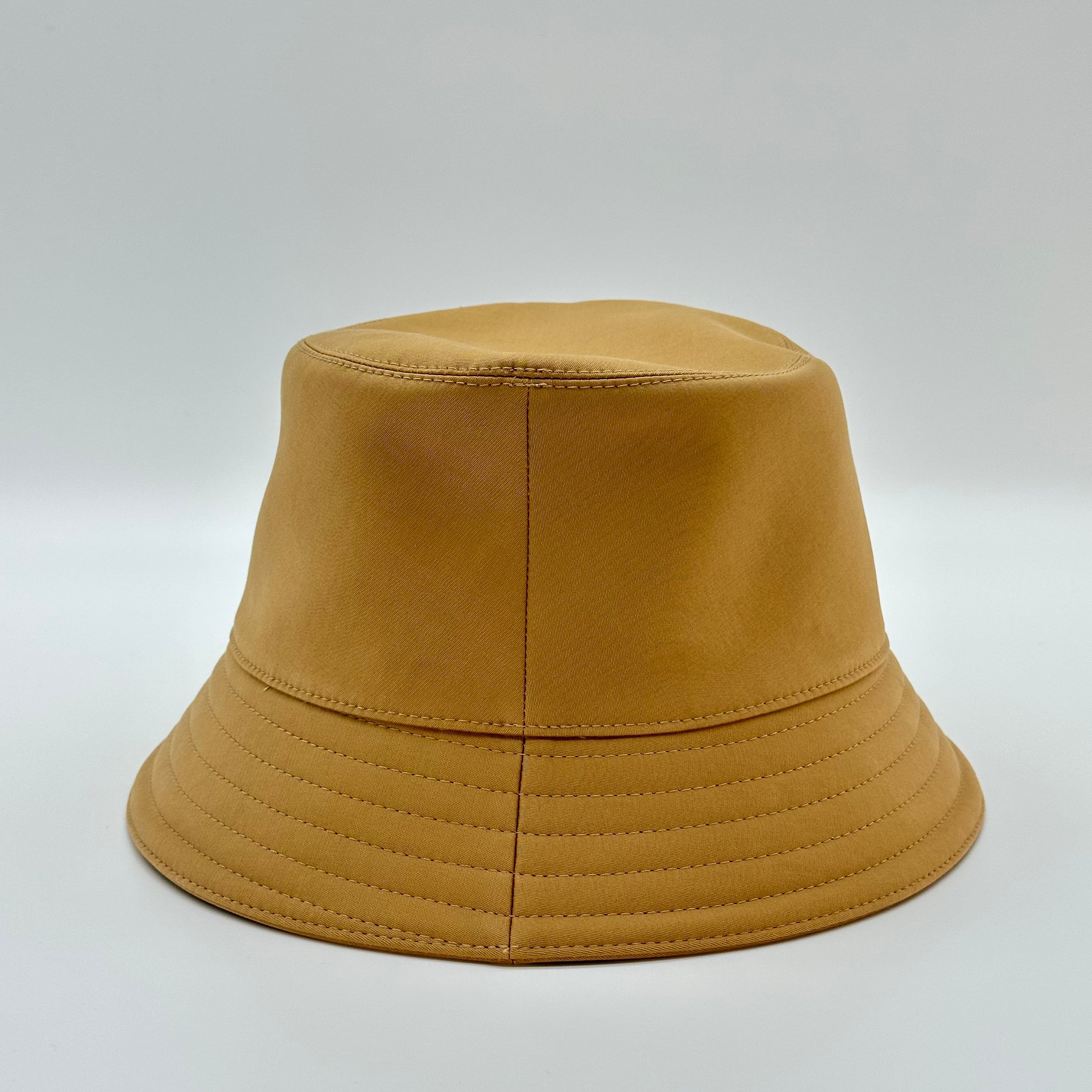 Hermès Knot Detail H Logo Bucket Hat Biscuit Size 58 96% cotton 4% elastane