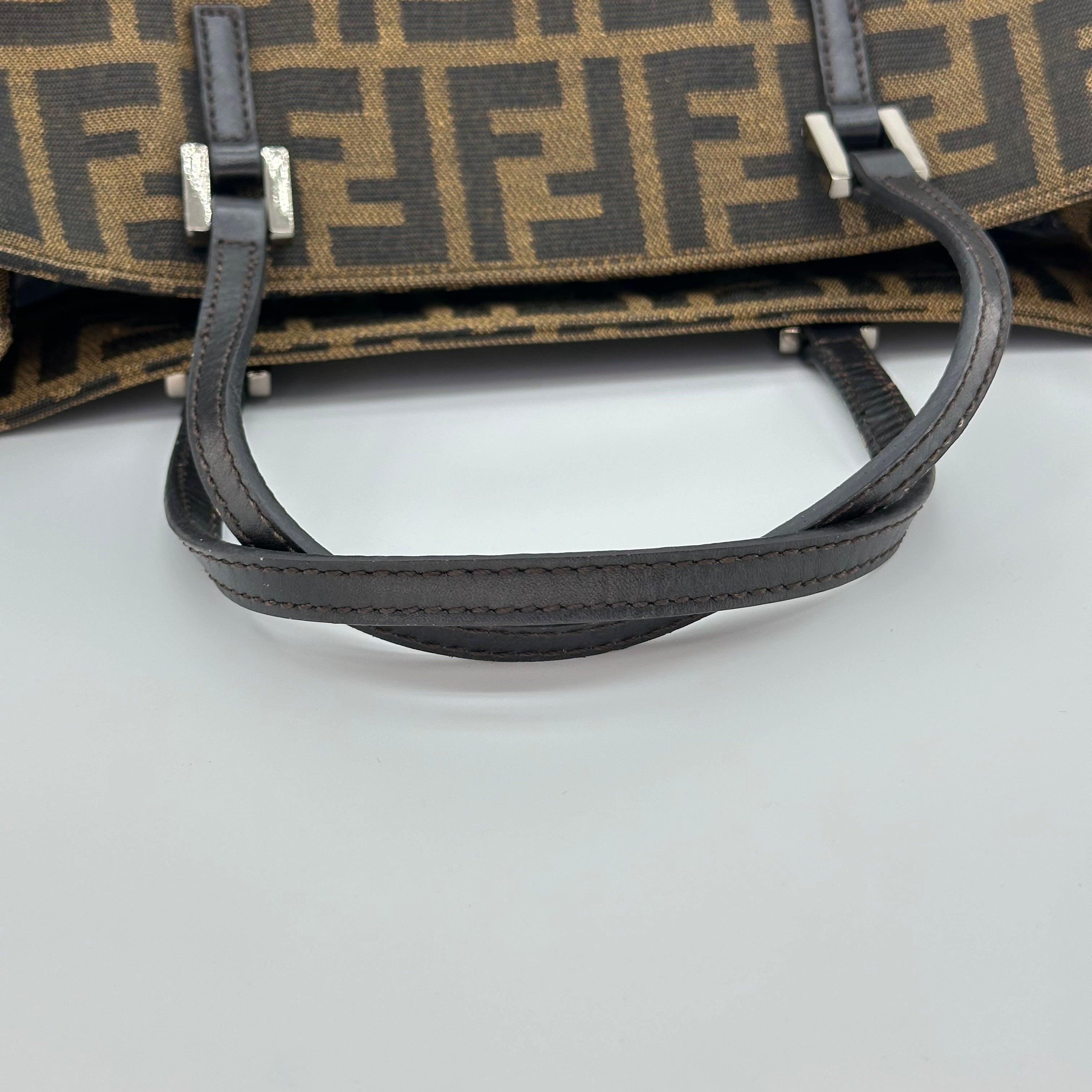 FENDI Zucca monogram tote bag handbag shoulder bag vintage