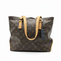 Louis Vuitton Cabas Piano Monogram Tote Bag Shoulder Handbag Vintage M51148