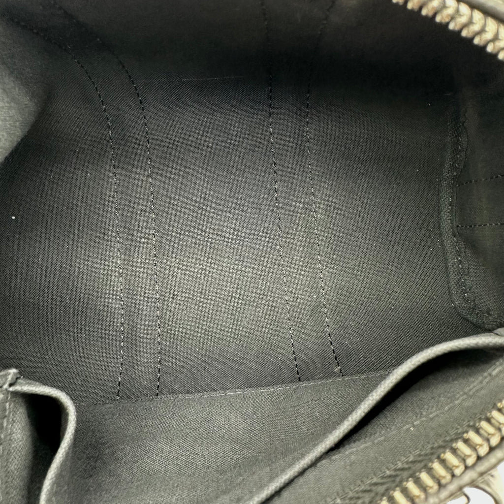 LOUIS VUITTON 2way M46271 IC chip Black Grey Keepall Bandouliere 25	Monogram Eclipse
