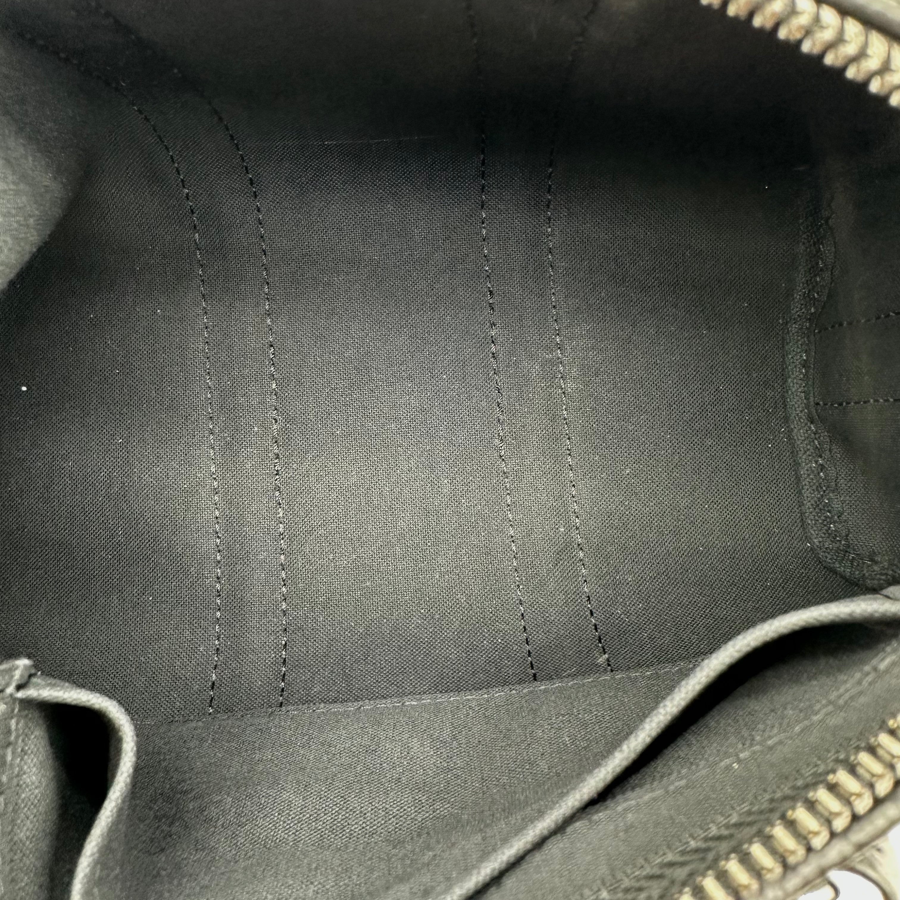 LOUIS VUITTON 2way M46271 IC chip Black Grey Keepall Bandouliere 25	Monogram Eclipse