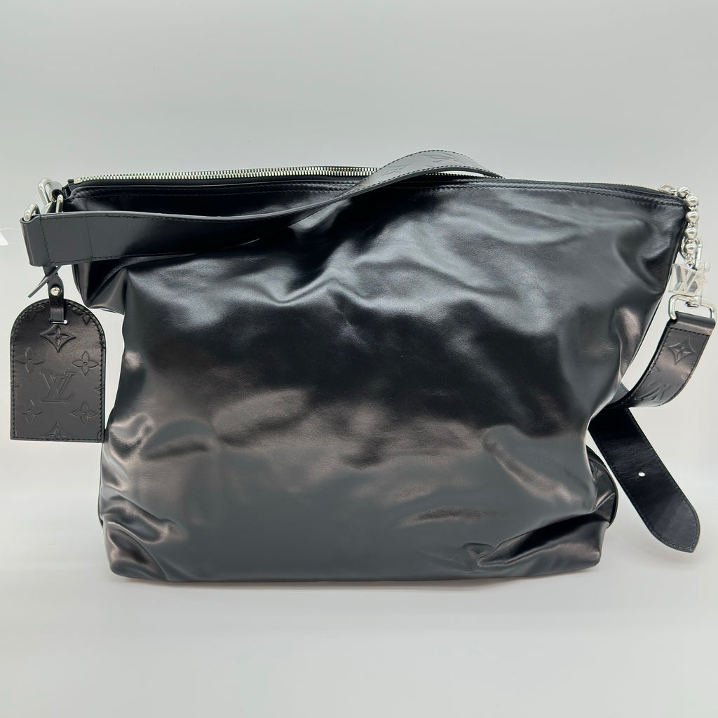 Louis Vuitton Vagabond Hobo Bolso bandolera de piel de becerro Negro M13986 RFID