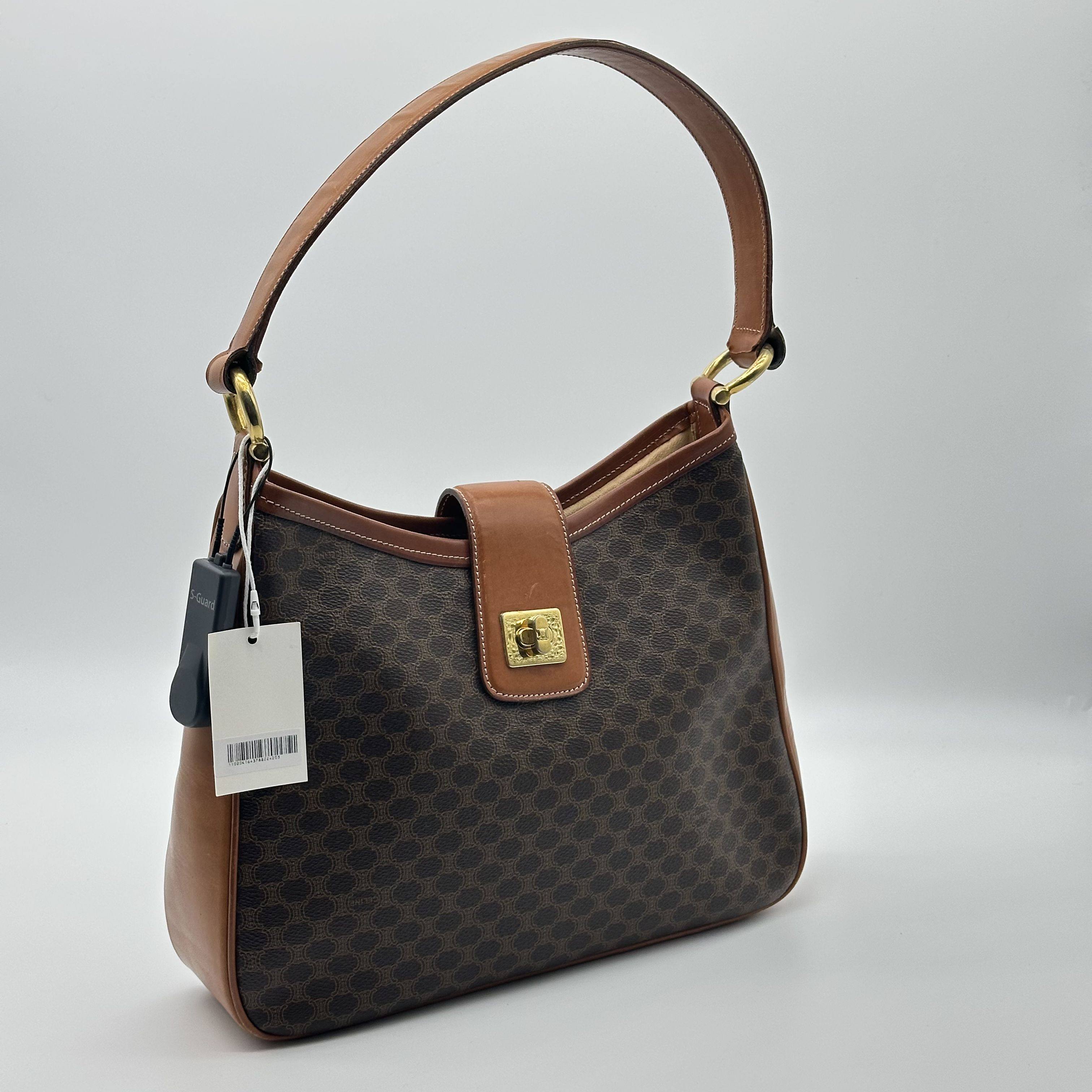 CELINE Macadam Shoulder HandBag Vintage