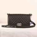 Chanel Coco Mark Chain shoulder Tote Bag calfskin production year 2013-2014