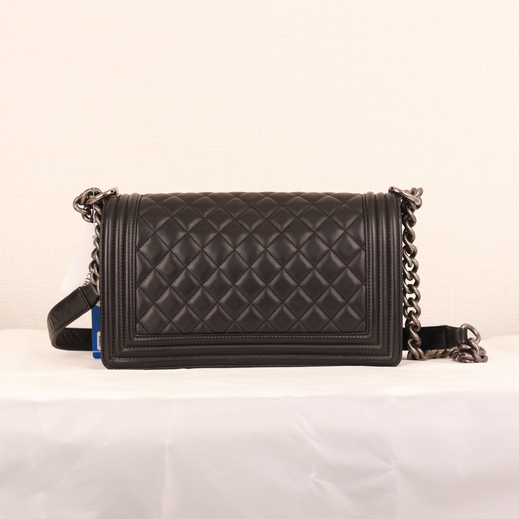 Chanel Coco Mark Chain shoulder Tote Bag calfskin production year 2013-2014