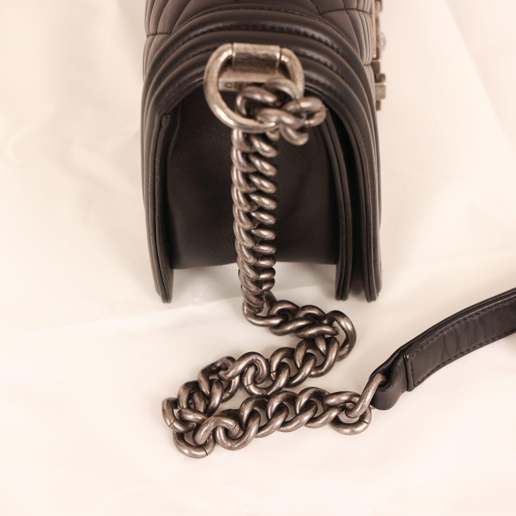 Chanel Coco Mark Chain shoulder Tote Bag calfskin production year 2013-2014