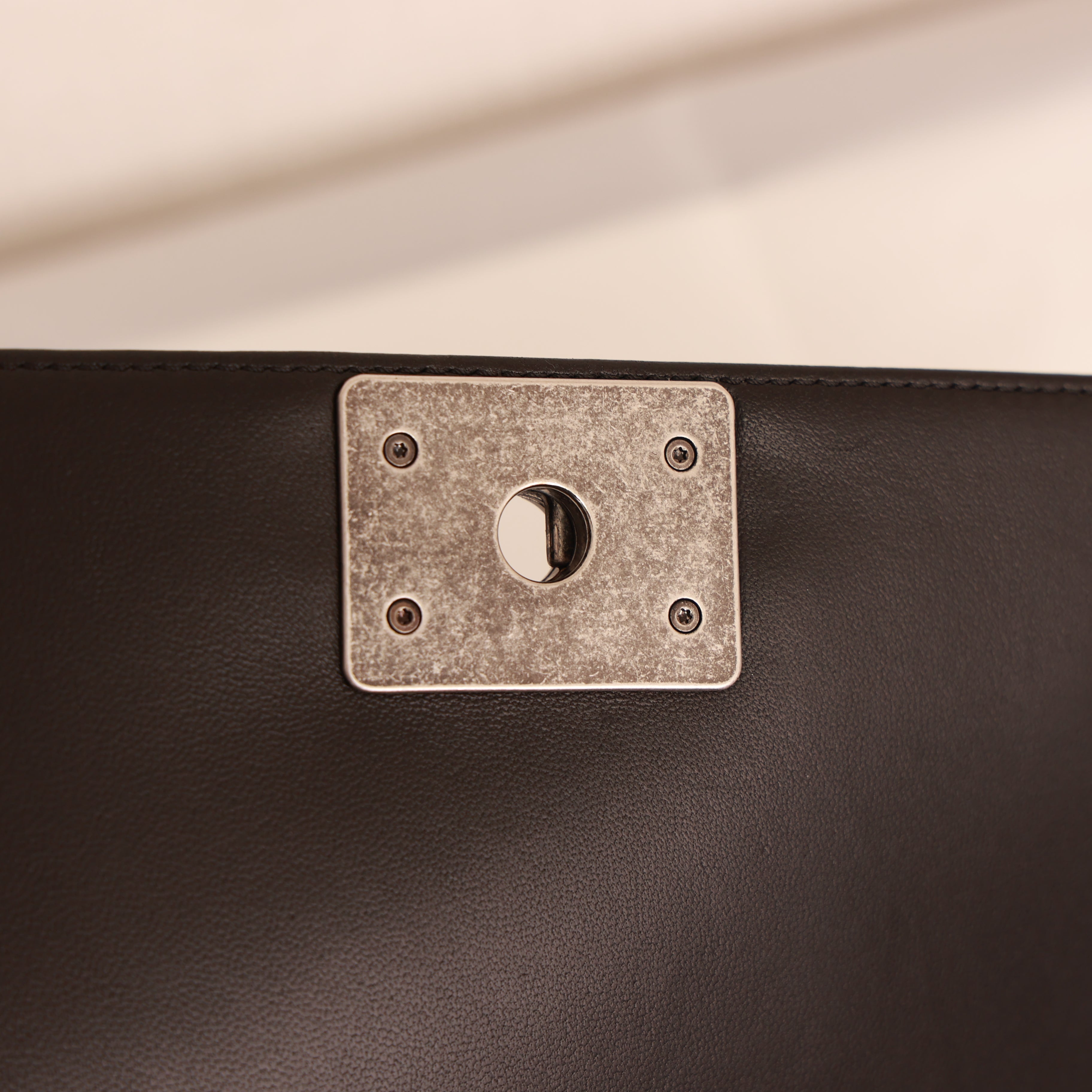 Chanel Coco Mark Chain shoulder Tote Bag calfskin production year 2013-2014