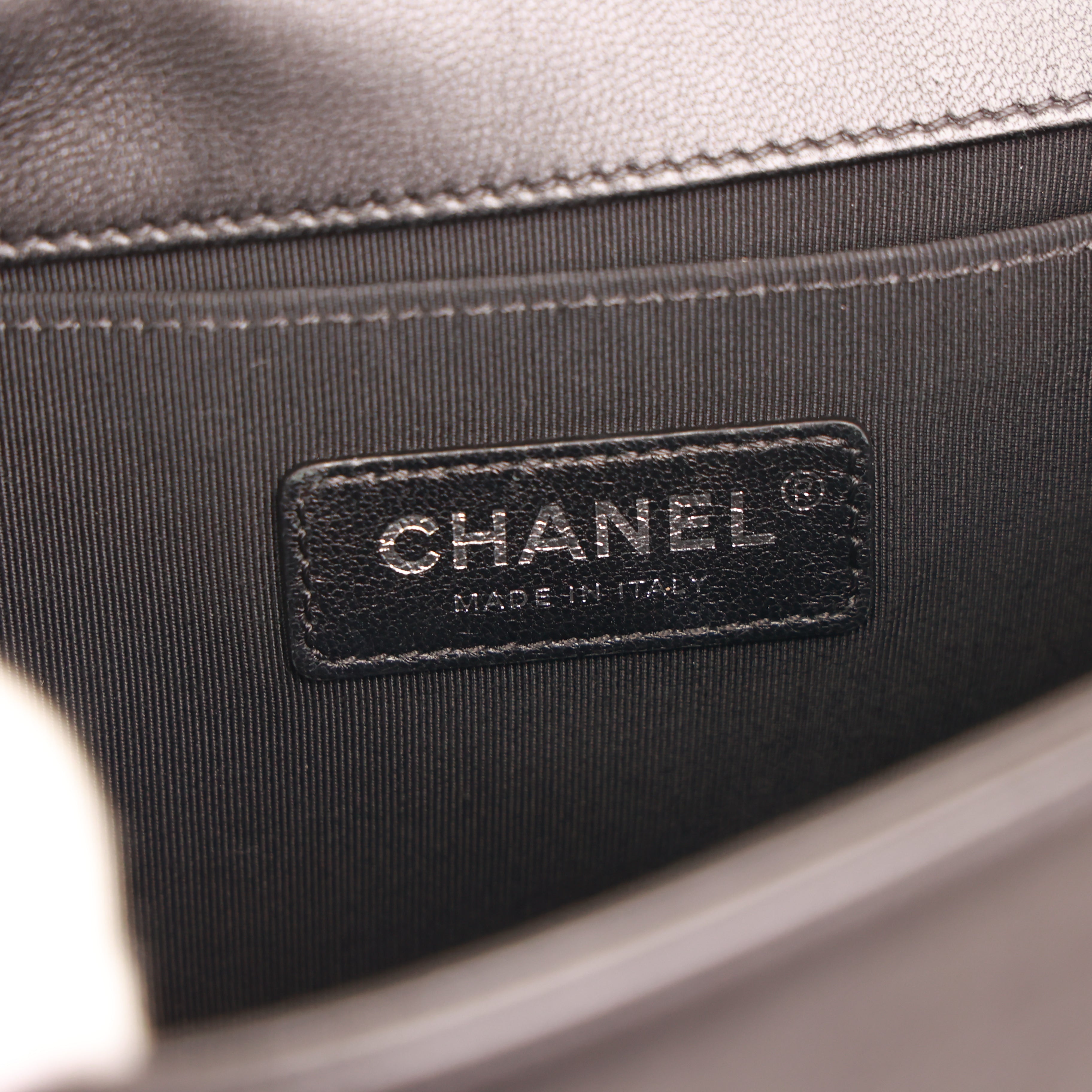 Chanel Coco Mark Chain shoulder Tote Bag calfskin production year 2013-2014