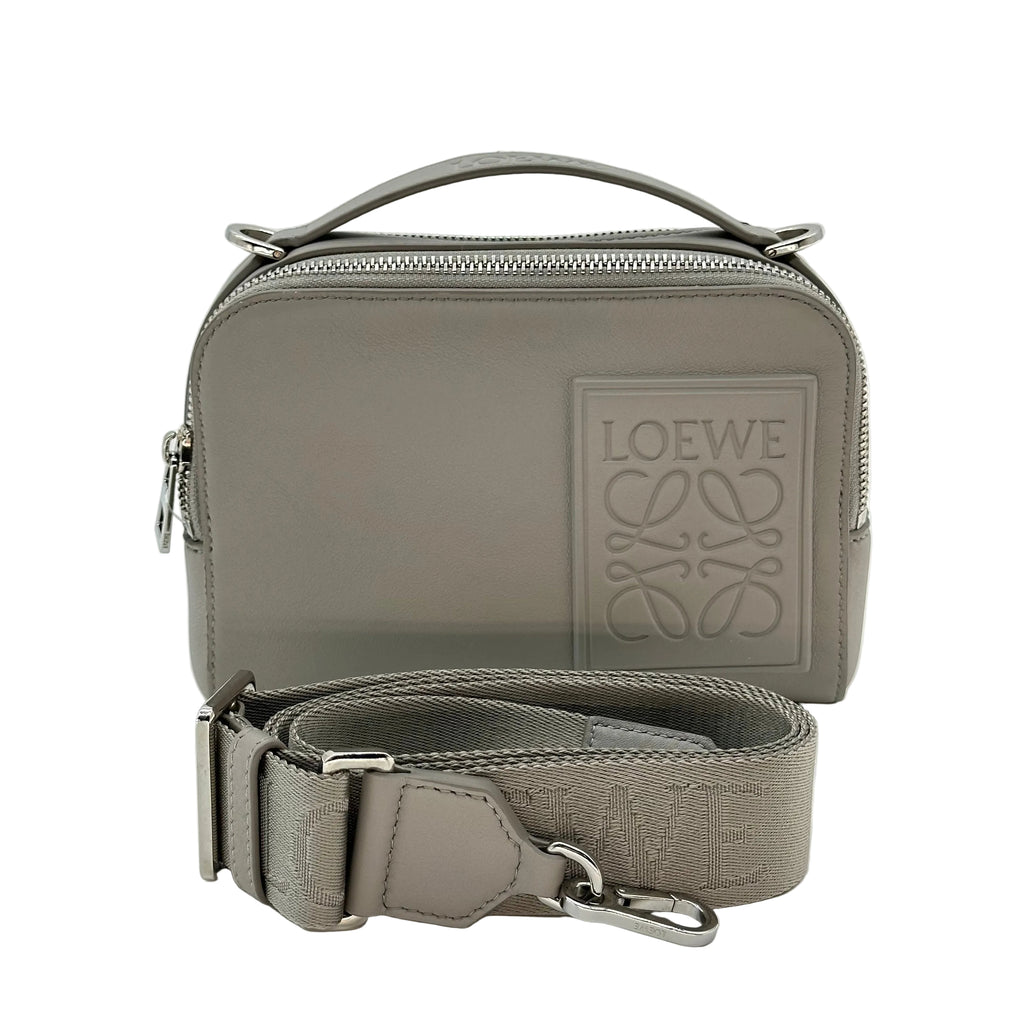 Loewe Men's Mini Crossbody Camera Bag in Satin Leather 2way