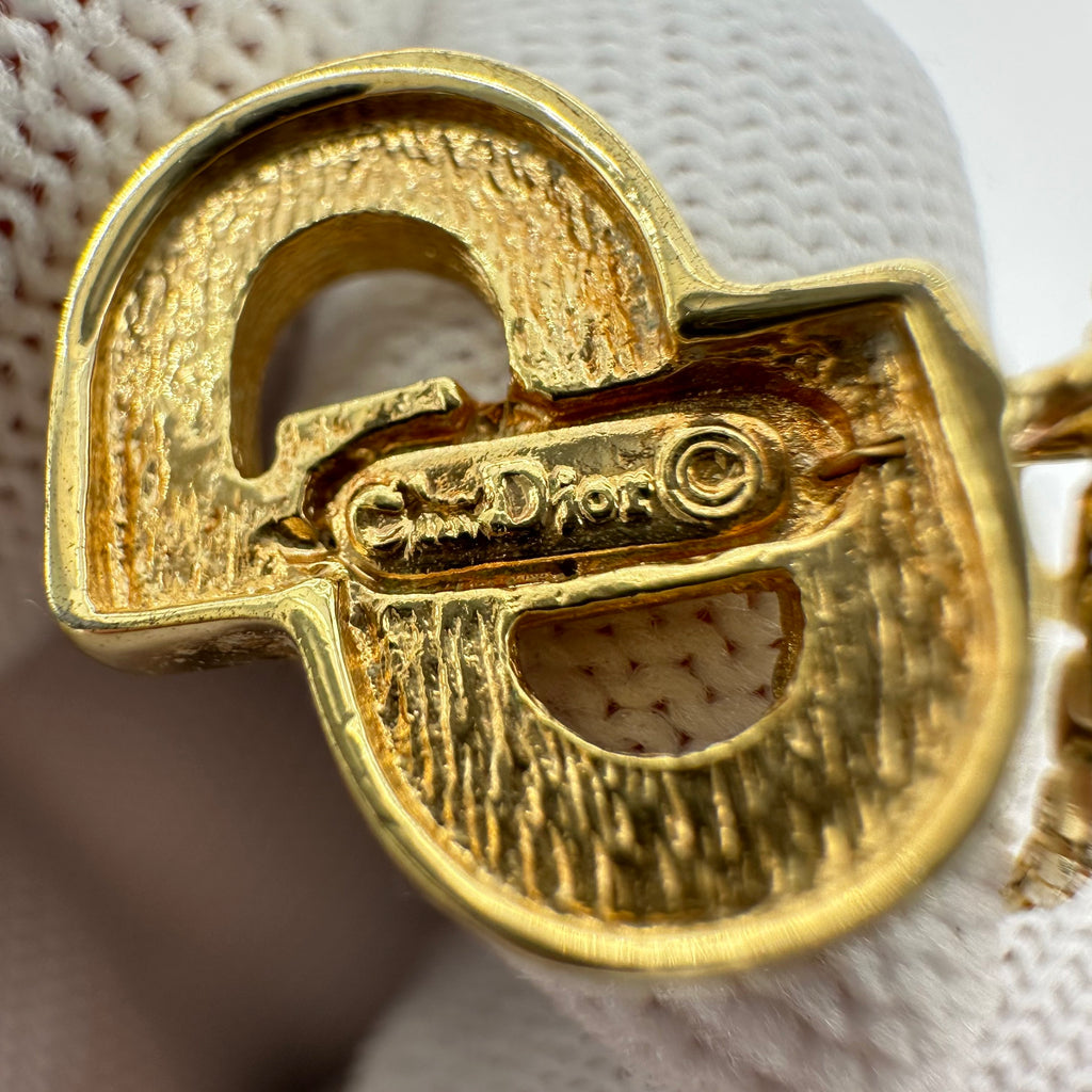 Christian Dior CD Logo Necklace