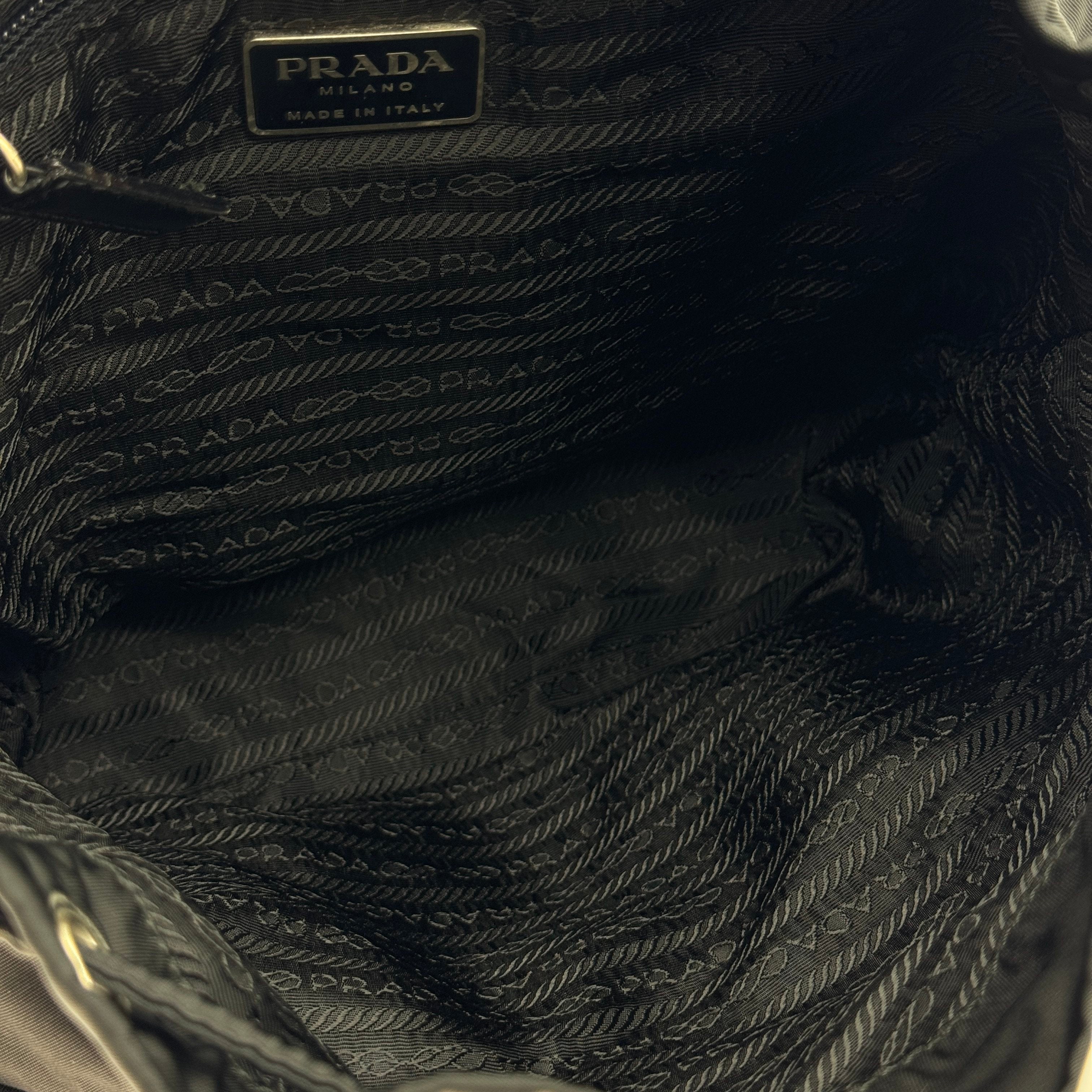 PRADA Tessuto Nylon Backpack Black