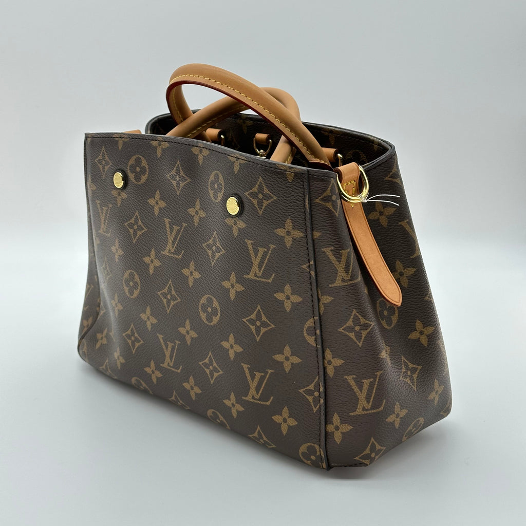 LOUIS VUITTON Montaigne BB M41055 Monogram 2WAY Handbag Shoulder Bag