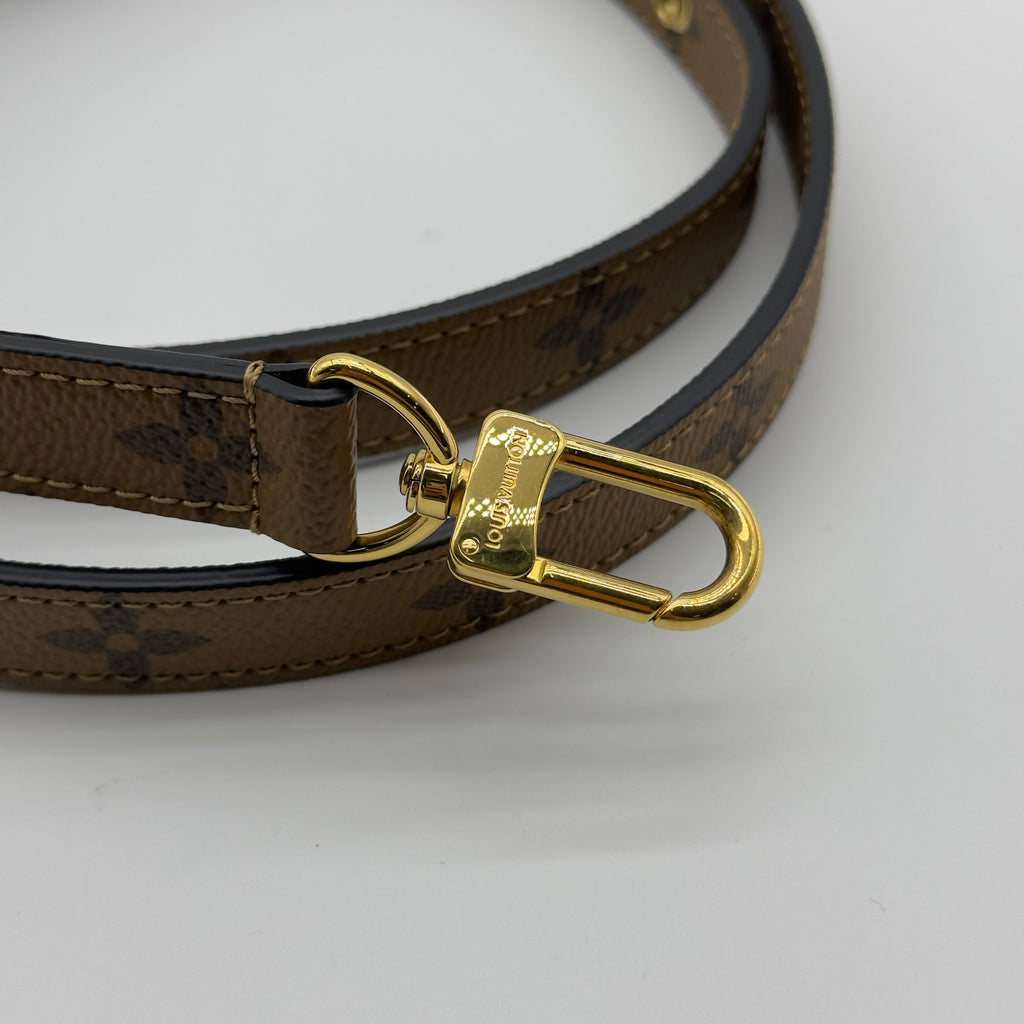 Louis Vuitton Monogram Reverse Canvas Pochette Métis MM Brown Crossbody Bag