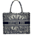Christian Dior Bicolor Reve d'Infini Embroidery Book Tote Medium Bag