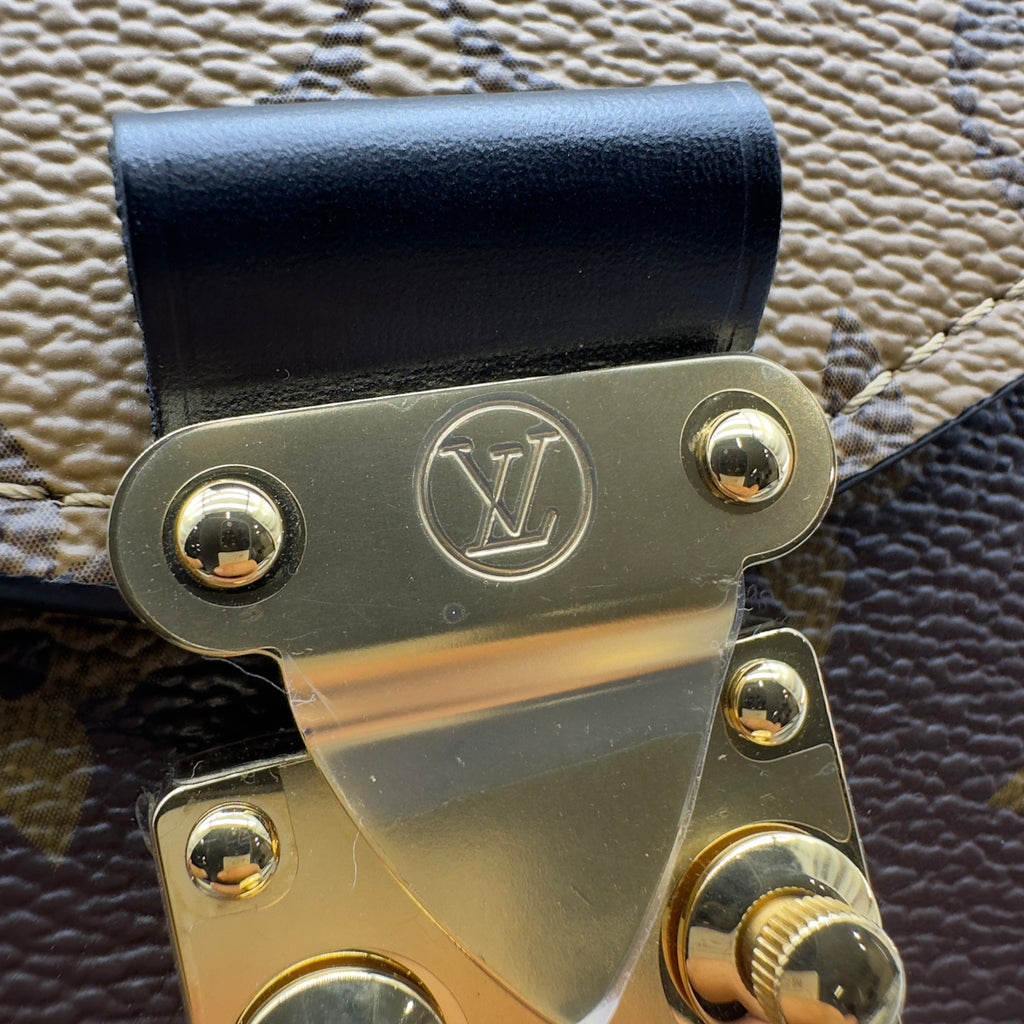 Louis Vuitton Monogram Reverse Canvas Pochette Métis MM Brown Crossbody Bag
