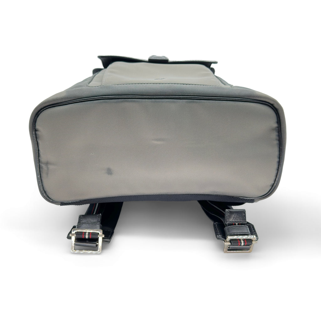 SAC A DOS DIOR HOMME MOTION EN NYLON GRIS ET CUIR NOIR GREY BACKPACK
