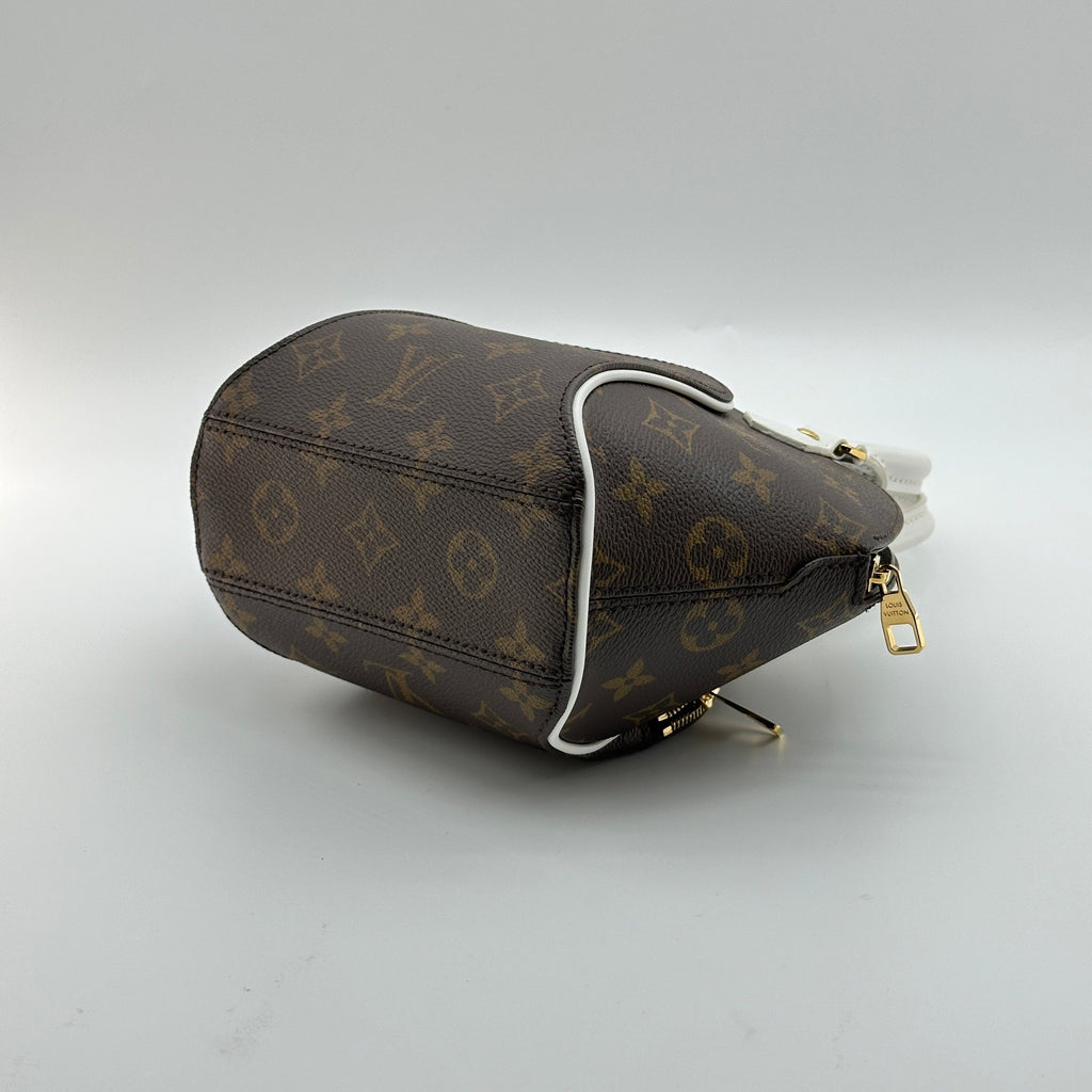 Louis Vuitton Monogram Ellipse BB Brown White Shoulder Bag