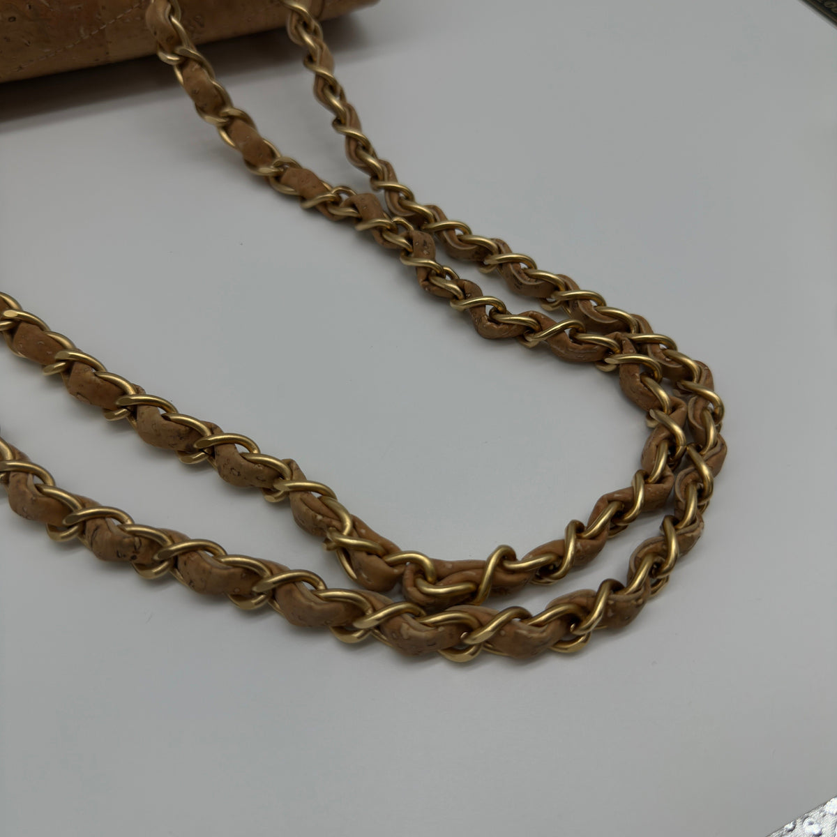 Chanel Cork 2.55 Reissue Brown Chain Shoulder Bag