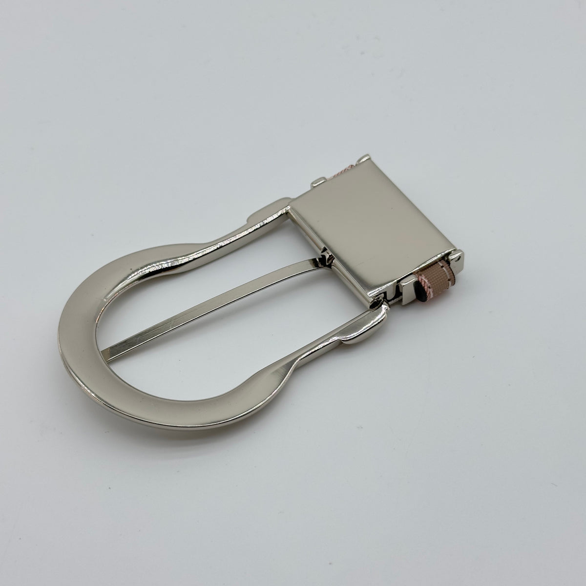 Burberry Vintage Check Pink Leather Belt